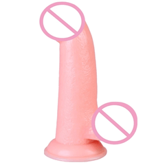 Textured Skin Feeling 6 Inch Silicone Dildo