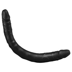 Black Mandingo 15 Inch Double Headed Dildo