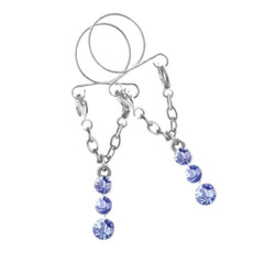 Dangling Beads Faux Nipple Rings