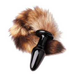 10' Silicone Brown Faux Tail Plug