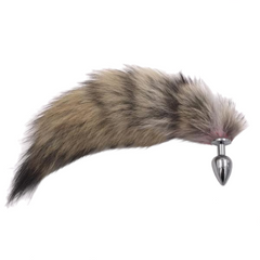 9' Brown Fox Tail Plug