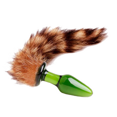 10' Silicone Brown Faux Tail Plug