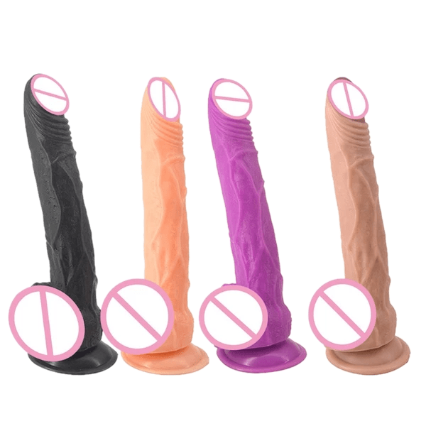 Sisandsis Dress 9 Inch Suction Cup Dildo With Testicles