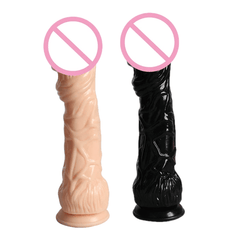 Grungy 10 Inch Suction Cup Dildo