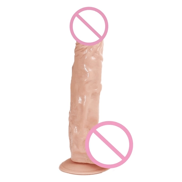 Sisandsis Dress Giving 9 Inch Dildo With Balls and Suction Cup