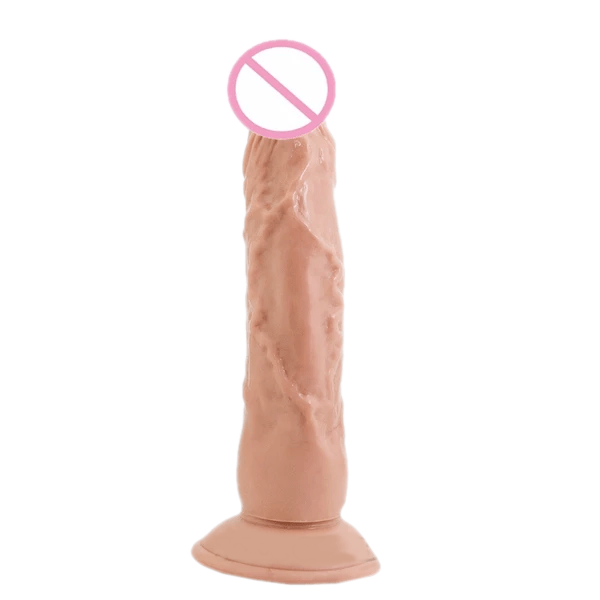 Straight-Up 8 Inch Dildo With Suction Cup