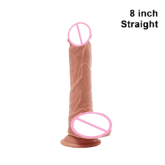 Sisandsis Dress 8 Inch Realistic Dildo With Suction Cup