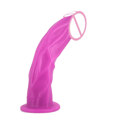 Slim and Flexible 8 Inch Dildo With Suction Cup