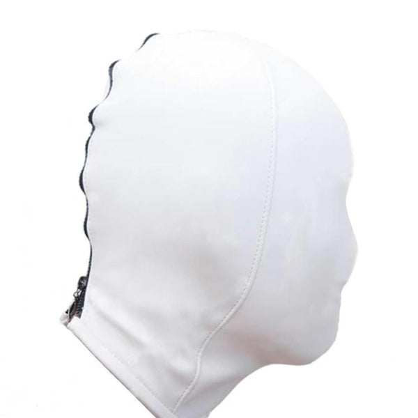 White Leather Sex Hood