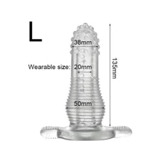 Reusable Clear Latex Penis Sheath