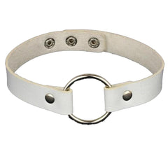 Colorful Synthetic Leather BDSM Choker