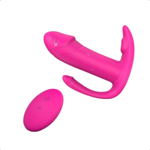 Triple Stimulating Wearable Vibrator