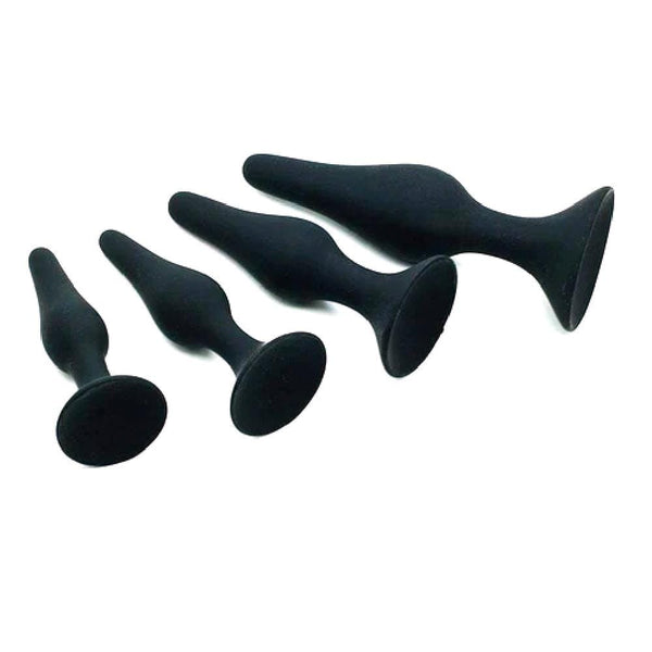 Silicone Butt Plug 4pcs Training Kit