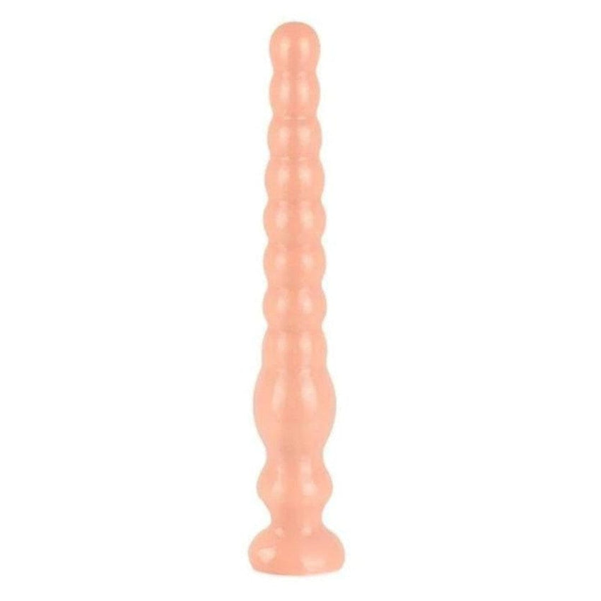 Super Soft 12 Inch Beaded Dildo