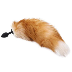 17' Light Brown Fox Tail Plug