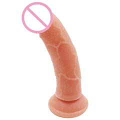 Beginners Erotic 6 Inch Soft Dildo With Suction Cup