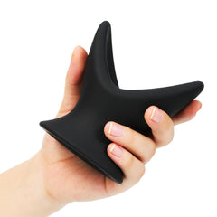 V-Shaped Silicone Hollow Butt Plug 2.76 to 3.94 Inches Long