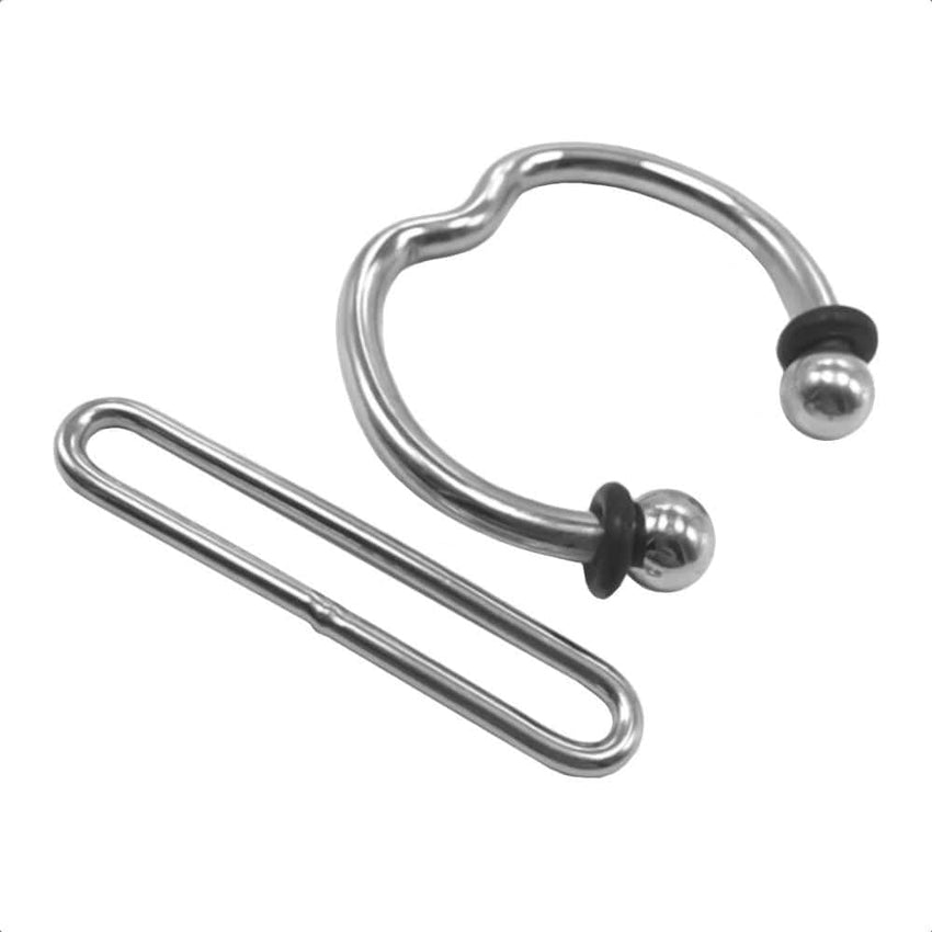 Horseshoe Cock Ring | Adjustable Bondage Stainless Steel Cock Ring