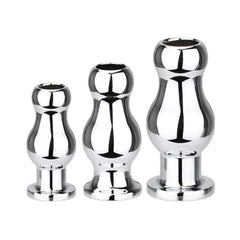 Flawless Stainless Steel Hollow Butt Plug