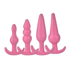 Silicone Anal Plug Set (4 Piece)