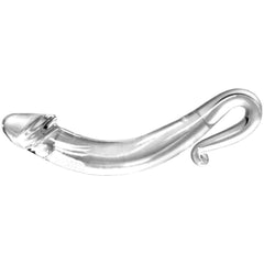 Smooth Tentacle Crystal Curved Glass Dildo