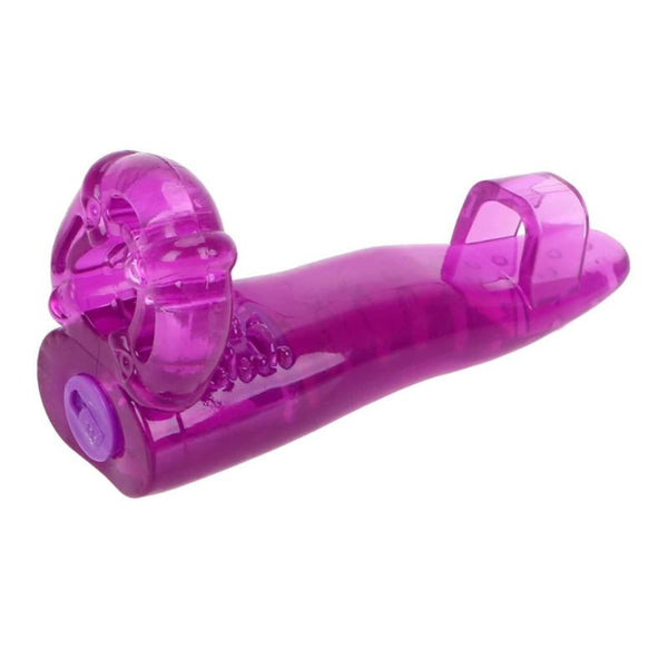 Tongue-Shaped Foreplay Vibrating Cock Ring