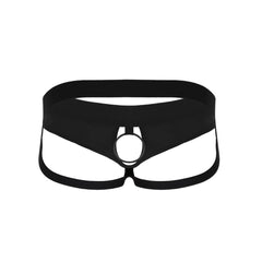 Low-Rise Spandex Strap On Cock Ring