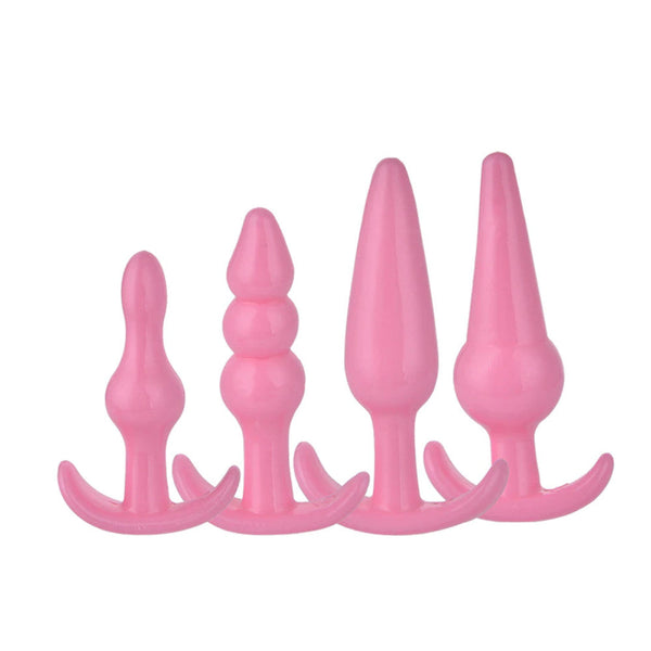 Silicone Butt Plug Training Set (6 Piece)