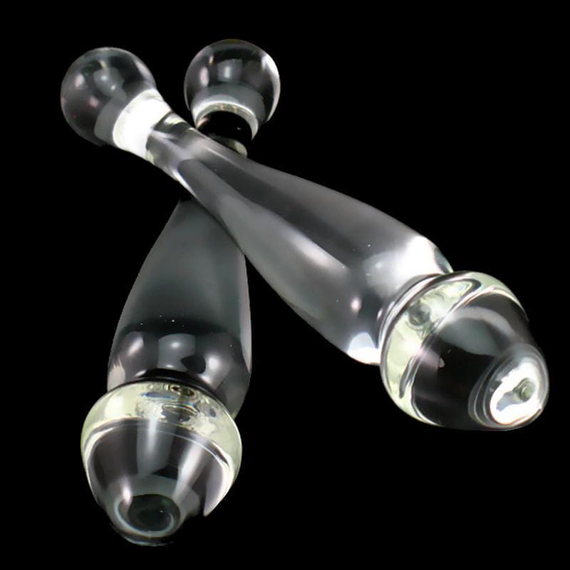 Crystal Clear Masturbator Glass Dildo