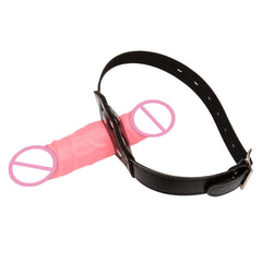 Double Ended Sisandsis Dress Dildo Gag