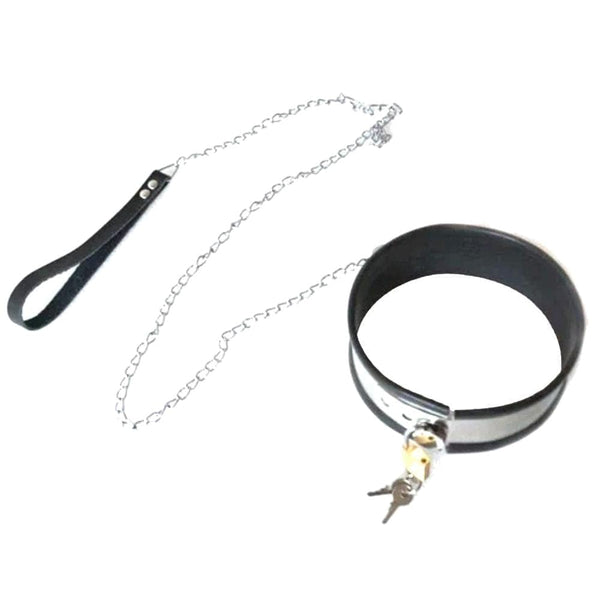 Erotic Bondage Locking Collar