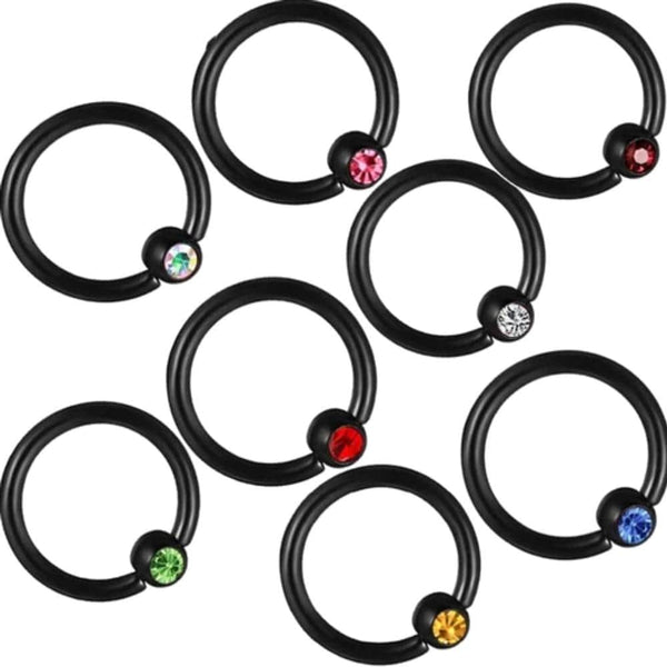 Fashionable 100-Piece Nipple Ring Sets