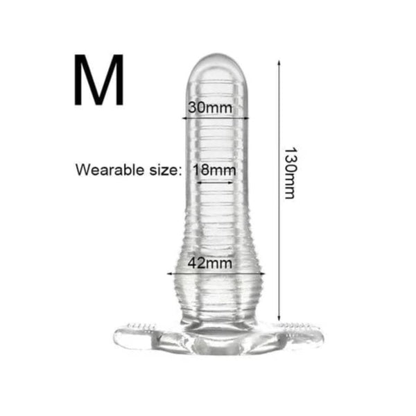 Reusable Clear Latex Penis Sheath