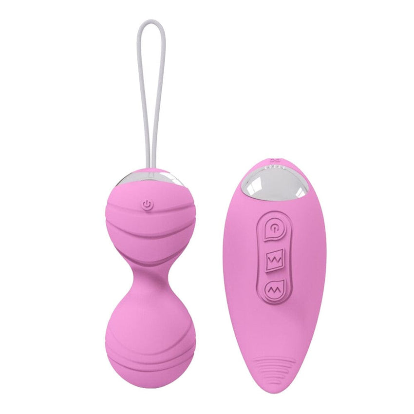 10-speed Rechargeable Vibrating Kegel Balls 2pcs Set