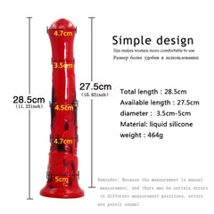 Ferocious Red Fantasy Animal Dildo