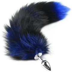 Super Fluffy and Colorful Foxy Tail Butt Plug 22 Inches Long