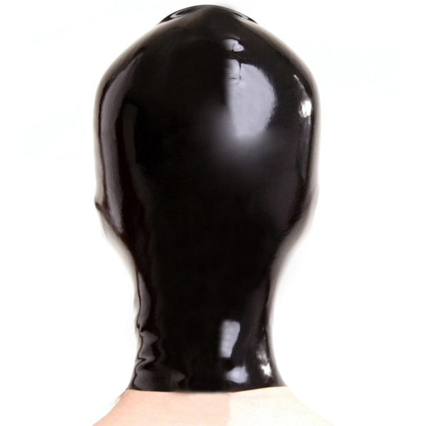 Slave Humiliation Latex Bondage Hood