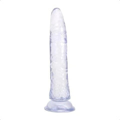 Ribbed Dong 8 Inch Dildo With Suction Cup