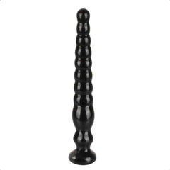 Super Soft 10 Inch Beaded Dildo