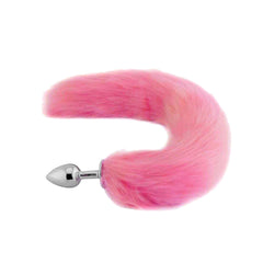 Plush Cat Tail Metal Plug 17'