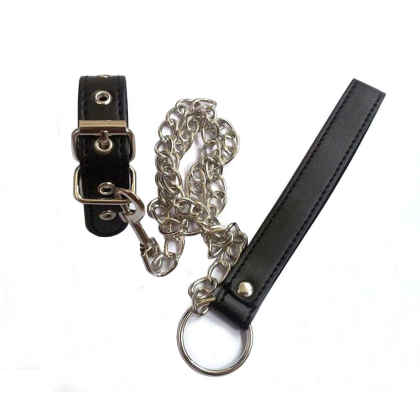 Men's Adjustable Cock Ring Leash