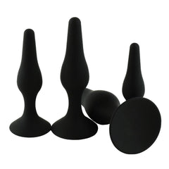 Silicone Training Butt Plug Set (4 Piece)