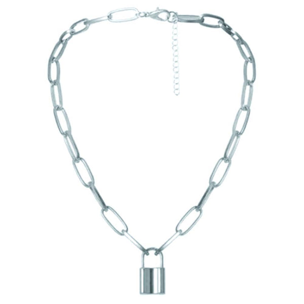 Fashionable Padlock Necklace