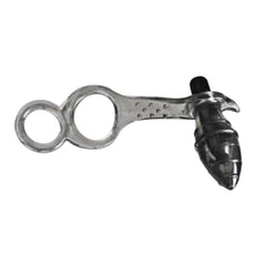 Dual Choke Cock Ring With Anal Stimulator