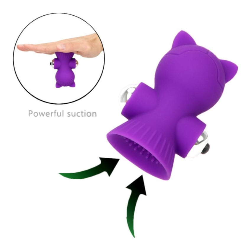 Cute Kitty Nipple Vibrator