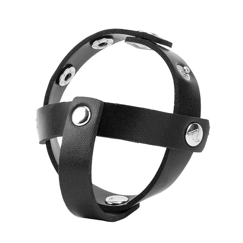 Ultimate Leather Ball Bondage Device