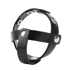 Ultimate Leather Ball Bondage Device