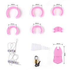 Candy-Coloured Soft Chastity Cage