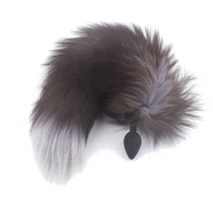 15' Silicone Multicolored Fox Tail Plug