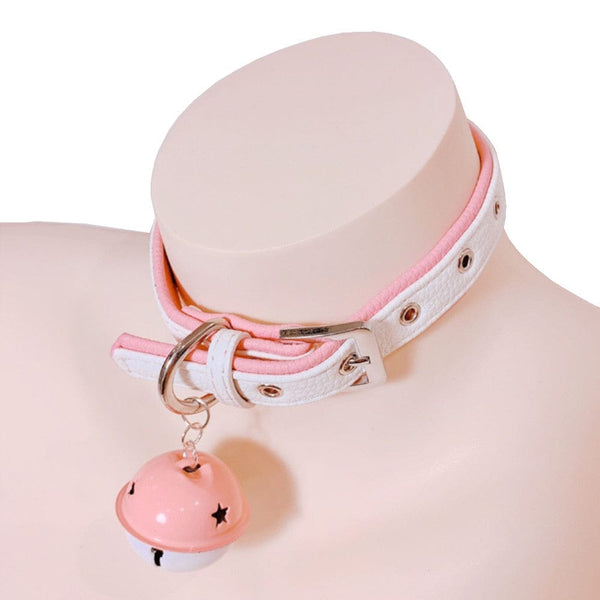 Cute Kinky Human Collar With Bell